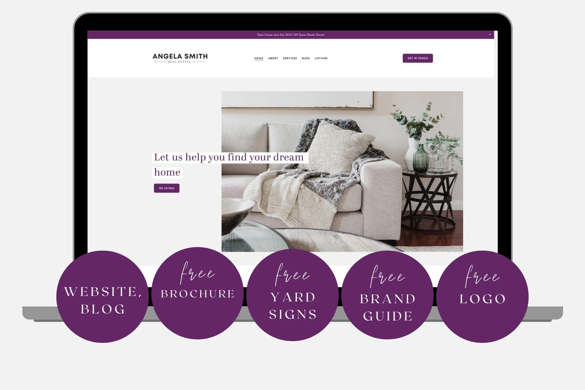 Realtor Broker Real Estate Template Squarespace Website template and branding kit (13).jpg